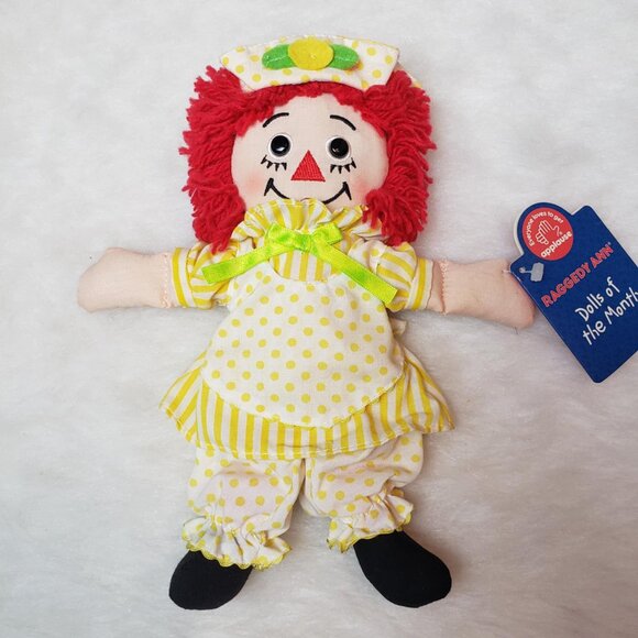 Y2K Raggedy Ann AUGUST "Doll of the Month" Collectible Children's Doll Toy - Picture 1 of 13